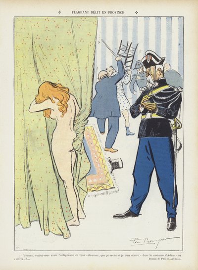 ル・リールのイラスト 作： Paul Balluriau