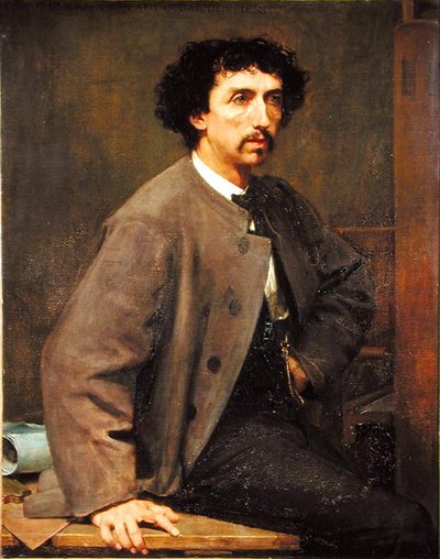 シャルル・ガルニエ（1825-98）1868（キャンバスに油彩） 作： Paul Baudry
