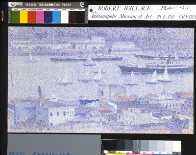コンスタンティノープル、ボート（クリーム紙に水彩と鉛筆） 作： Paul Baum