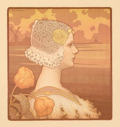 彼女の最も優雅な女王陛下ヴィルヘルミナ 作： Paul Berthon