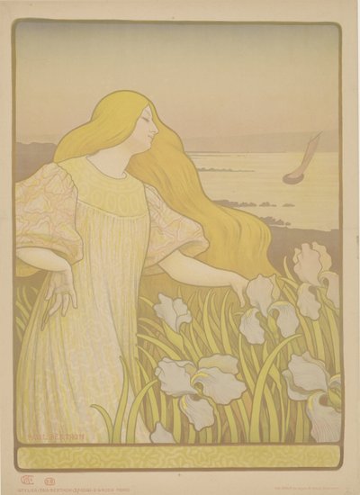 虹彩 あやめの間の女の子 作： Paul Berthon