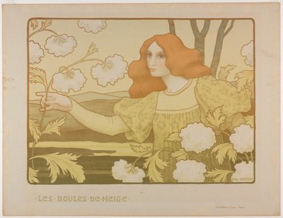雪玉、c。 1900。 作： Paul Berthon