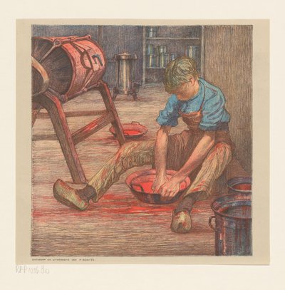 ワーク ショップの労働者 作： Paul Bodifée