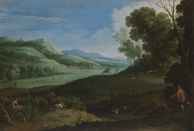 ハンターのいる風景 作： Paul Bril