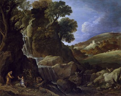 荒野で誘惑されたキリスト、1626年。 作： Paul Brill