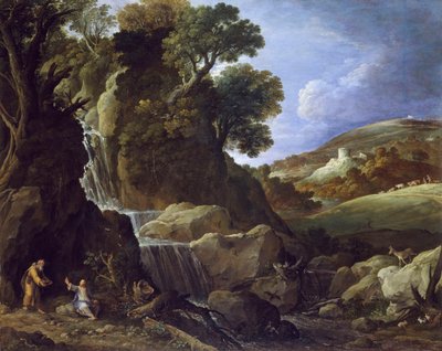 荒野で誘惑されたキリスト、1626年 作： Paul Bril