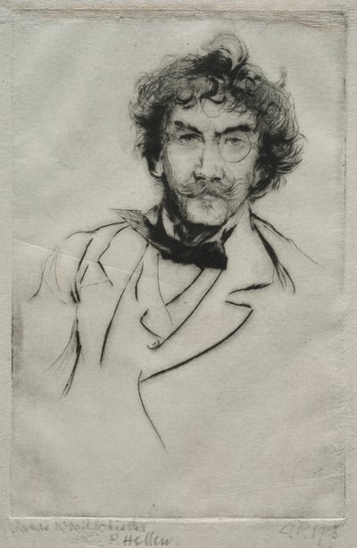 ジェームズ・マクニール・ウィスラー 作： Paul Cesar Helleu