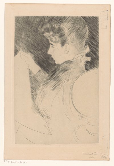 読む女性 作： Paul Cesar Helleu