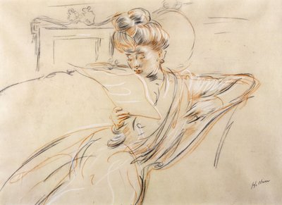 マダムヘリューレディング、 作： Paul Cesar Helleu
