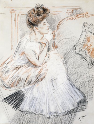 マダム・ヘリュー、1900-02年頃 作： Paul Cesar Helleu