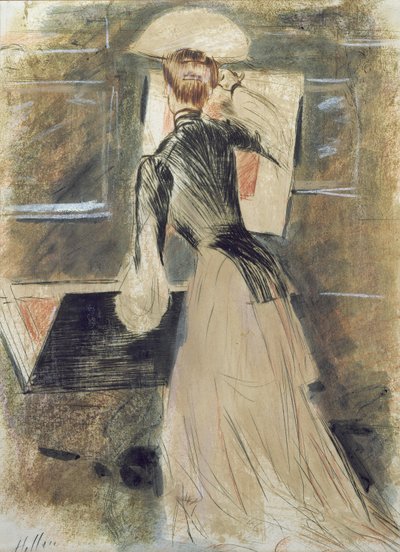 マドレーヌカリエ 作： Paul Cesar Helleu