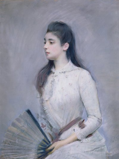 マリー・ジーン・グザンの肖像、18889（紙にパステル） 作： Paul Cesar Helleu