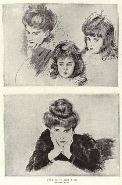 少女生活の研究 作： Paul Cesar Helleu