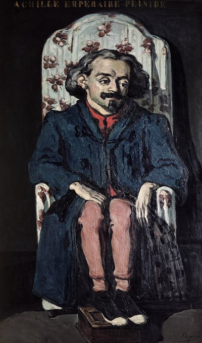アキレ皇帝（1829-98）c.1868（帆布に油彩） 作： Paul Cézanne