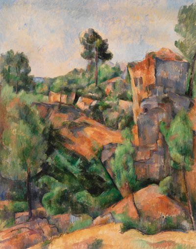 ドリンク採石場、1895年頃（キャンバスに油彩） 作： Paul Cézanne