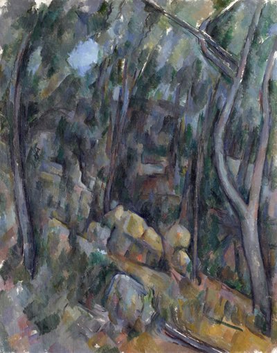Dans les sols de Chateau Noir - Cezanne, Paul (1839-1906) The Grounds of the Chateau Noir Oil on canvas um 1900-1904 National Gallery, London 90,7x71,4 作： Paul Cézanne