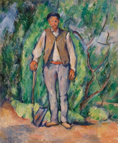 庭師（庭師） 作： Paul Cézanne
