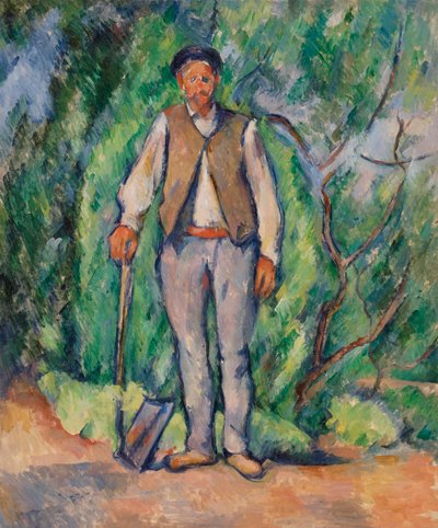 庭師（油彩・キャンバス 作： Paul Cézanne