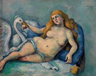 レダと白鳥、1880年頃（キャンバスに油彩） 作： Paul Cézanne