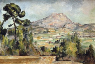 Montagne Sainte-Victoire - キャンバスに油彩 作： Paul Cézanne