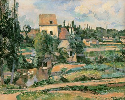 ポントワーズのムーランドゥラクルーヴル 作： Paul Cézanne