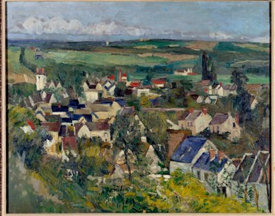 オーヴェル・シュル・オワーズの全景 作： Paul Cézanne