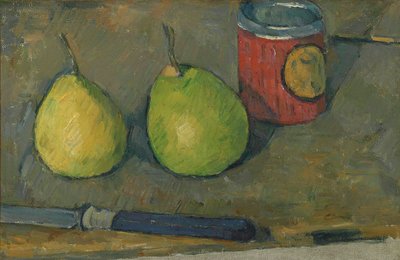 梨とナイフ 作： Paul Cézanne