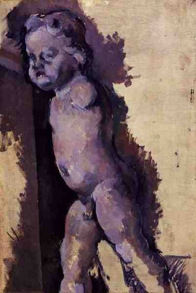 パットの石膏模型」1894-95年頃（油彩・キャンバス） 作： Paul Cézanne