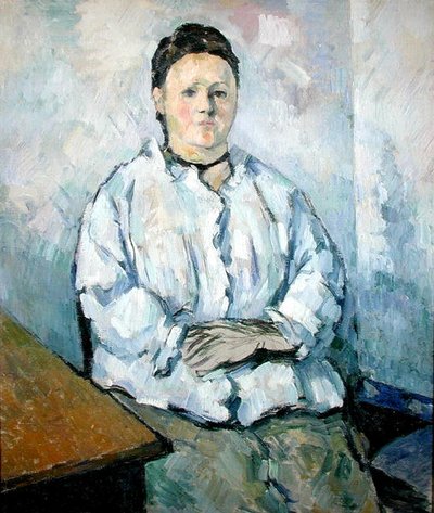 セザンヌ夫人の肖像」1880-85年頃（油彩・キャンバス） 作： Paul Cézanne