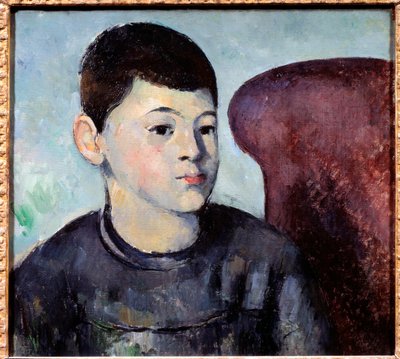 画家の息子の肖像 ポール・セザンヌ（1839-1906）の絵画 1880年 日。0.35x0.38 m パリ、オランジュリー美術館 作： Paul Cézanne