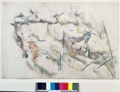 ロシェからシャトー・ノワール（Chateau-Noir）へ。ポール・セザンヌ（1839-1906）の絵画 作： Paul Cézanne