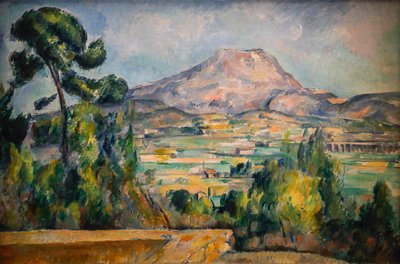 サント・ヴィクトワール山 1890年（キャンバスに油彩） 作： Paul Cézanne