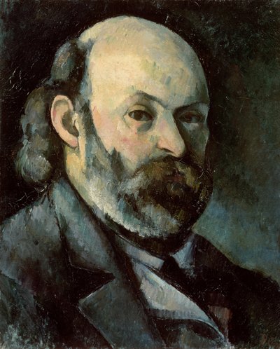 自画像、c.1879-85（キャンバスに油彩） 作： Paul Cézanne