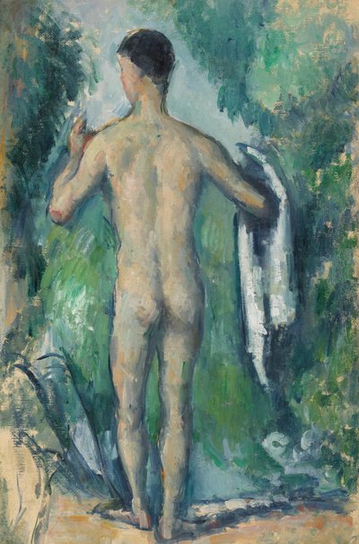 立ち湯 後ろ姿 作： Paul Cézanne