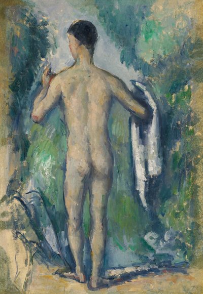 立ち湯 後ろ姿 作： Paul Cézanne