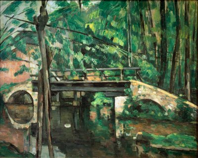 メインシーの橋」または「メネシーの橋」1879年頃（油彩・キャンバス 作： Paul Cézanne