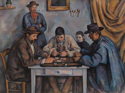 カードプレーヤー 作： Paul Cézanne