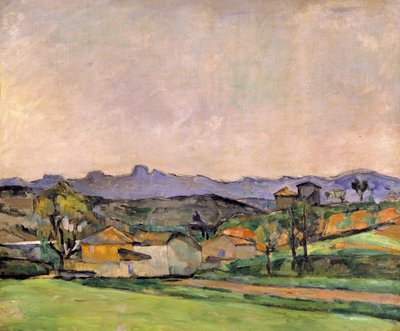 王峰のある星稜、1878-79年頃（油彩・カンヴァス） 作： Paul Cézanne