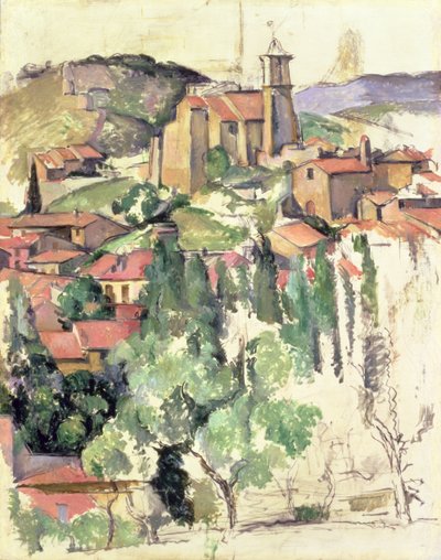 ガルダンヌの村 作： Paul Cézanne