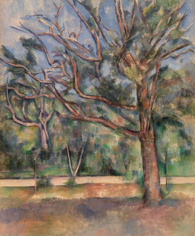 木々と道 (Arbres et route) 作： Paul Cézanne