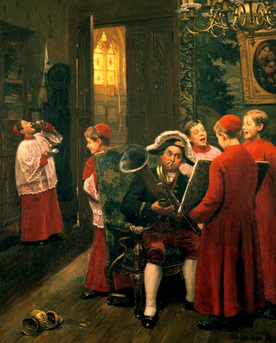 子供たちの合唱、c1900-1930 作： Paul Charles Chocarne Moreau