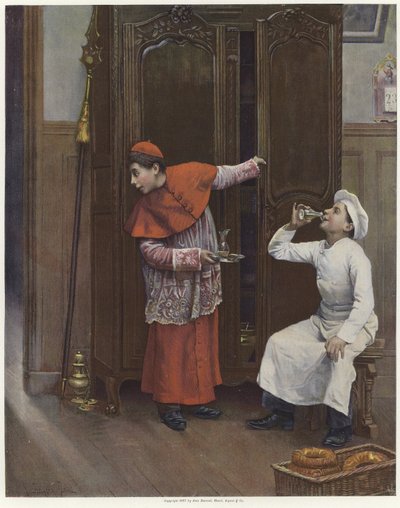 色リソの衣装を着た2人の少年 作： Paul Charles Chocarne Moreau