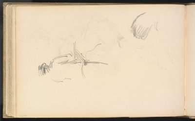 後ろから見た男 作： Paul Cézanne