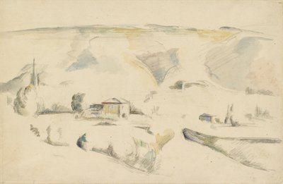 19世紀後半の谷の眺め 作： Paul Cézanne