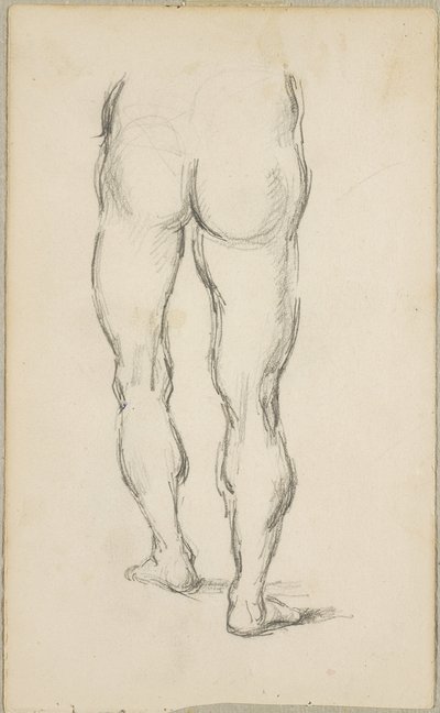 ルカ・シニョレッリの後：足の研究、1883-86年 作： Paul Cézanne