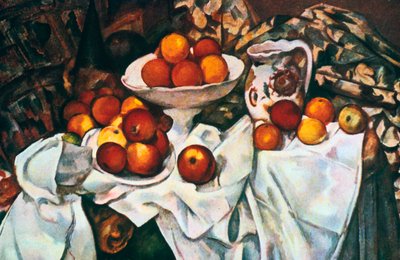 リンゴとオレンジ、1895-1900 作： Paul Cézanne