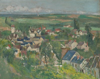 オーヴェール、パノラマビュー 作： Paul Cézanne