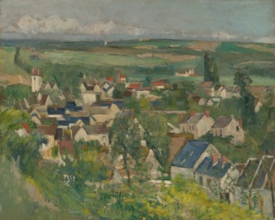 オーヴェール、パノラマ ビュー、187375。 作： Paul Cézanne