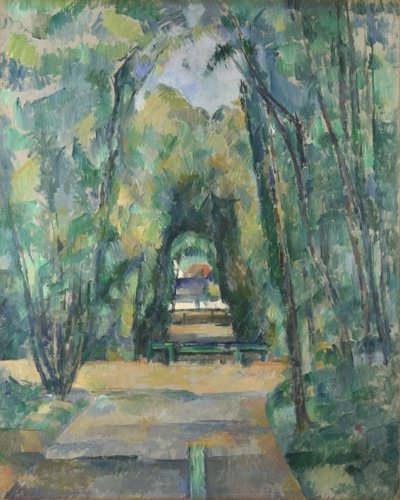 シャンティリーのアベニュー、1888 作： Paul Cézanne