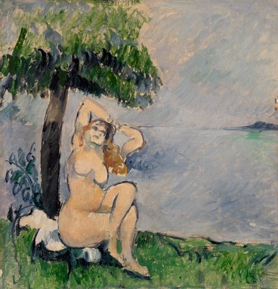 海辺の水浴 作： Paul Cézanne